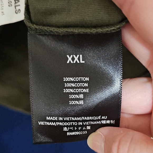 Fear of God Essentials Olive Short Sleeve Logo Tee - Picture 3 of 7